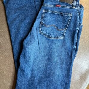 Wrangler 32x34 Blue Jeans Relaxed Boot Cut